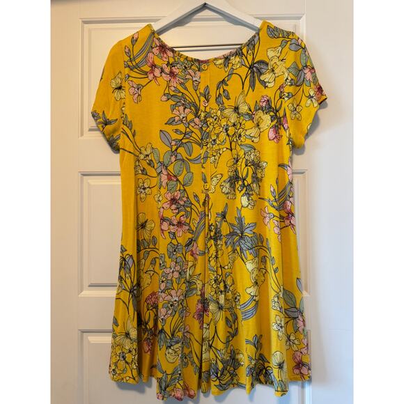 Cable & Gauge High Low Flowy Floral Tunic Top, Women's Size L - Picture 5 of 7